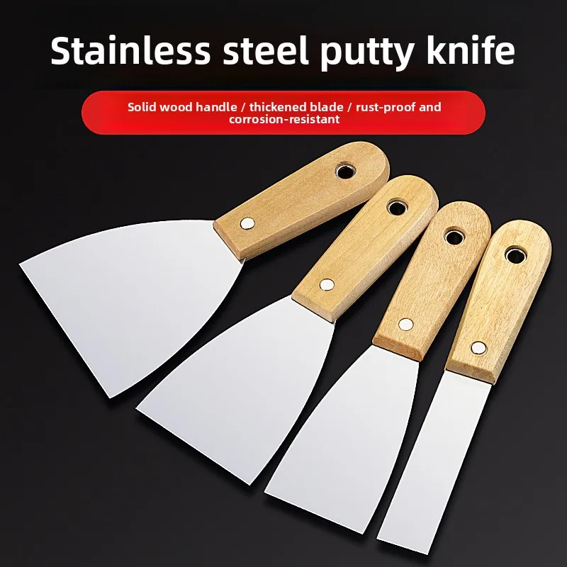 Putty knife, scraper, household and industrial-grade cleaning tool, small scraper for cleaning, wall scraping tool, putty