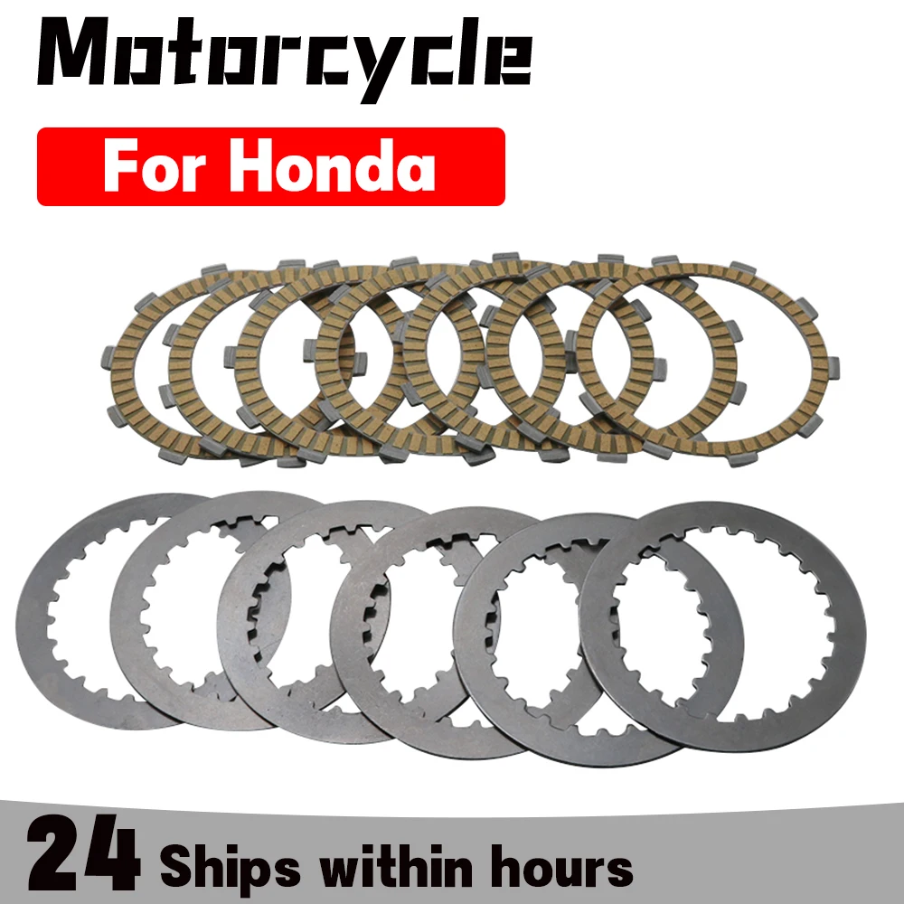 Discos de Embrague de Fricción para Motocicleta Honda VT600C Shadow VLX Deluxe NV600 Shadow 600 XL600V Transalp CBR400RR MC29 CB500R
