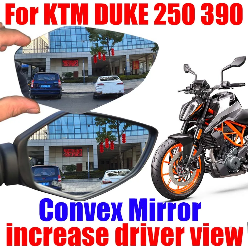 For KTM DUKE 250 390 DUKE 390DUKE 250DUKE DUKE390 Accessories Convex Mirror Increase Side Mirror View Rearview Mirrors Vision