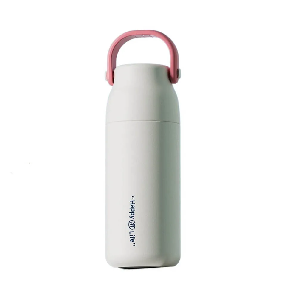 

500ml Insulated Bottle Handheld Leak Proof Thermos Water Bottle Large Capacity Keeps Cold and Heat Insulated Tumbler Cup Sports