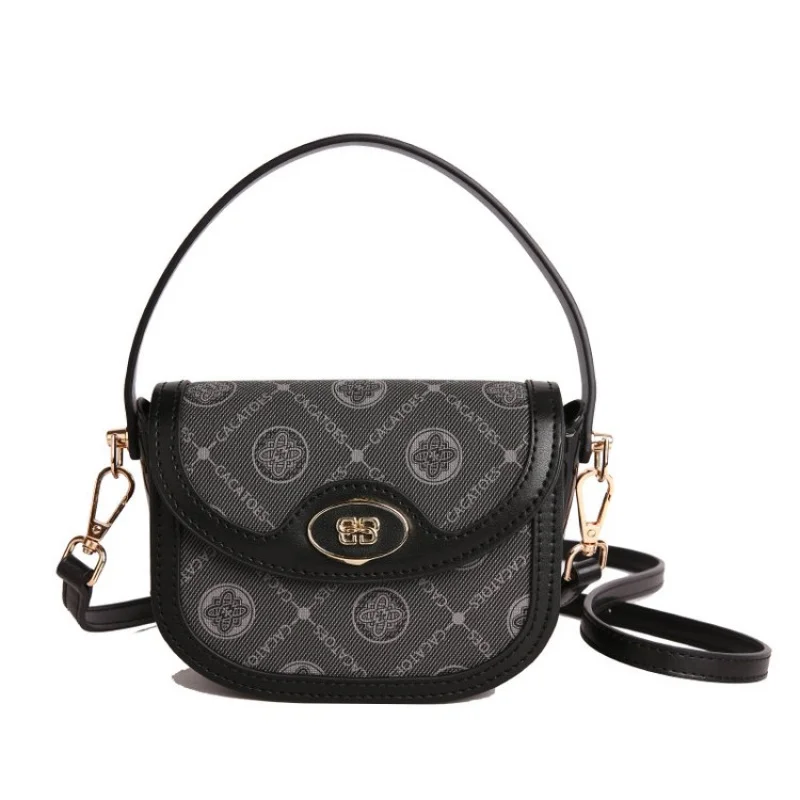 Fashionable Ladies Crossbody-Bag Crafted From Grid-Printed Leather Featuring Classic Paris Style And High-End Look​