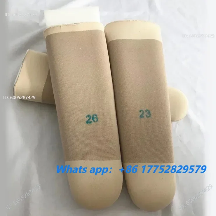 Gel sleeve prosthetic silicone sleeve residual limb thigh prosthesis calf prosthesis