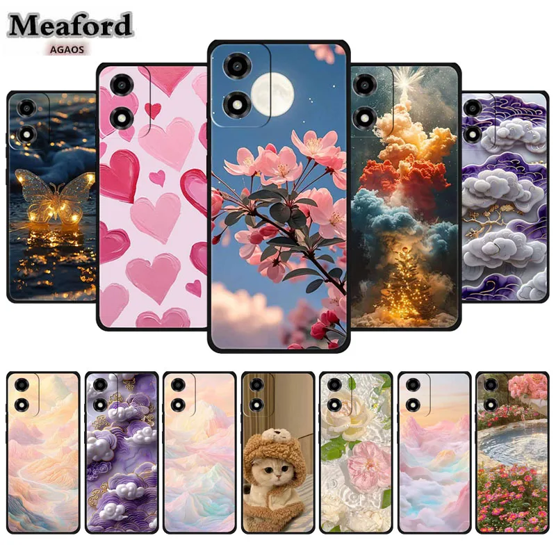 For Motorola Moto G04s Case Moto G04 Phone Case Moto G13 G14 E13 E14 Cover G04S Protector Bumper Cartoons Soft Silicone Fundas