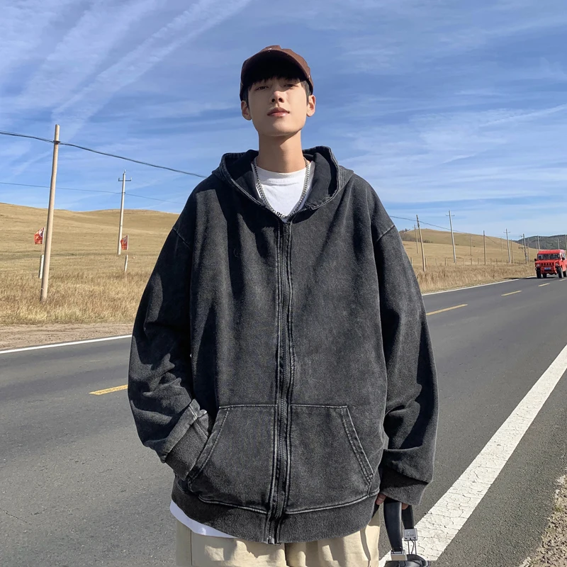 

Мужские толстовки с капюшоном на молнии, летние, в дерзком стиле, с ярким визуальным эффектом, смелой графикой, для уличной моды, городской молодежной культуры, с леопардовым принтом