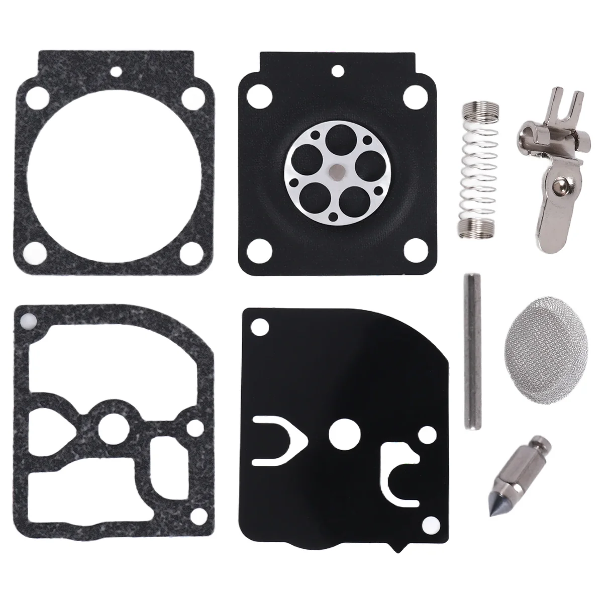 A99T8Set Carburetor Repair Kit Trimmer Parts RB-100 Gasket Diaphragm for Stihl HS45 FS55 FS38 BG45 MM55 4137 Zama C1Q