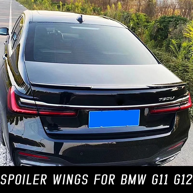 For BMW 7 Series G11 G12 730i 740i 750i 2015-2022 M4 Style Rear Trunk Lid Duck Tail Spoiler Wings Car Tuning Accessories Part