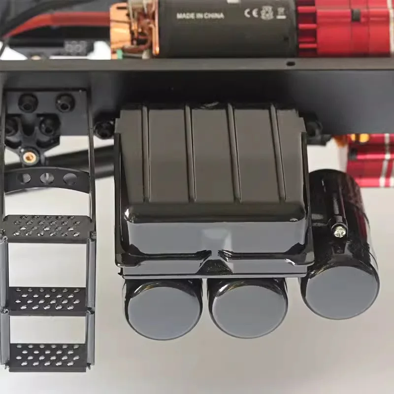 Simulation Batterie Fall Kunststoff Gas Tank für 1:14 Tamiya RC Lkw Kipper SCANIA 770S VOLVO BENZ MAN TGX LESU Auto Zubehör Spielzeug