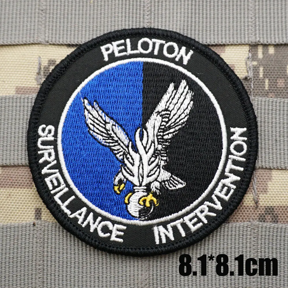 AA83-1FRANCE peloton serveillance intervention EMBROIDERY PATCH