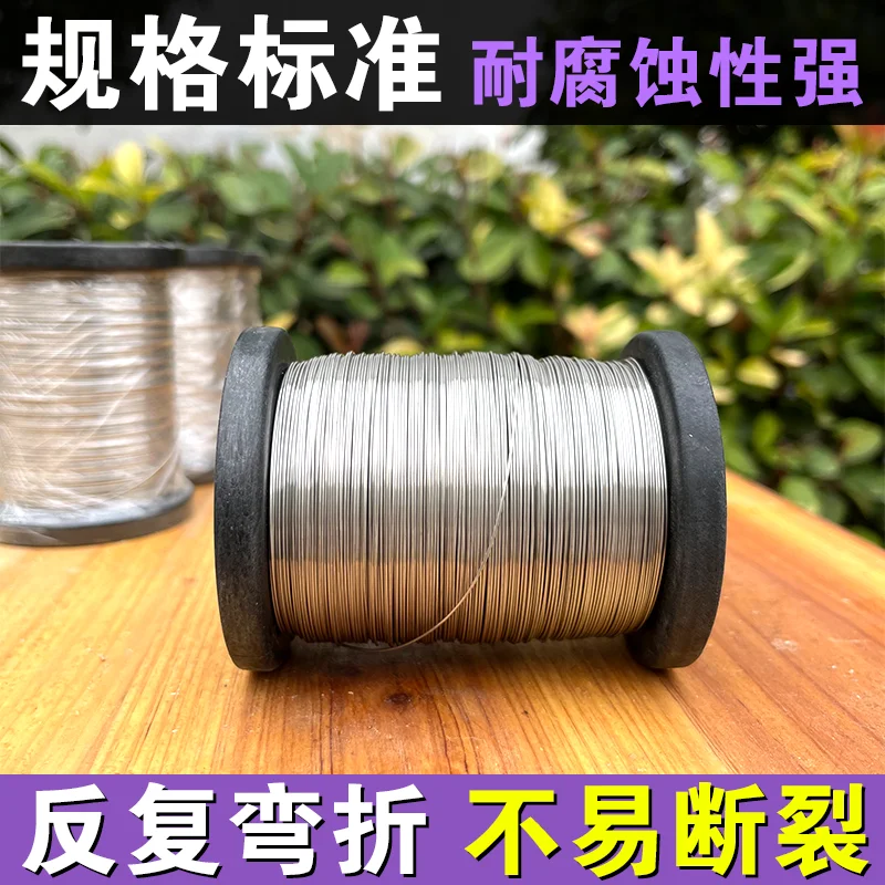 1 Pound 24# Stainless Steel Beekeeping Wire Heavy Duty Bee Hive Frame Wire for Beekeeper Tools