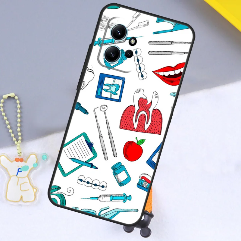 Dentist Tooth Dental Hygienist For Xiaomi Redmi Note 12 11 10 9 Pro 9S 10S 11S 12S Phone Case For Redmi 12 9C 10C 12C 13C