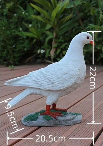 White Dove Decoration Home Decorations for The Room Garden