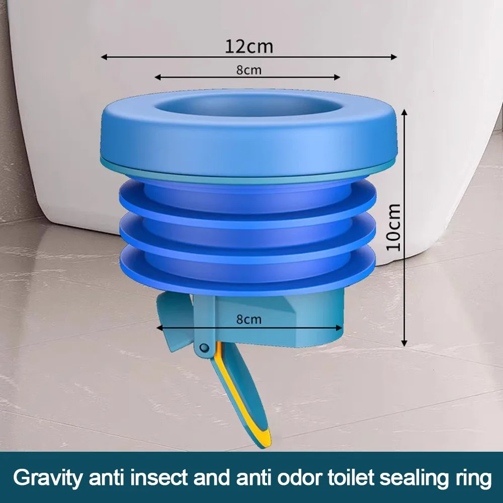 Quick Setups Toilet Flange Prevent Backflow Valve Leak-Proof Toilet Flange Replacement Anti-backflow Convenient