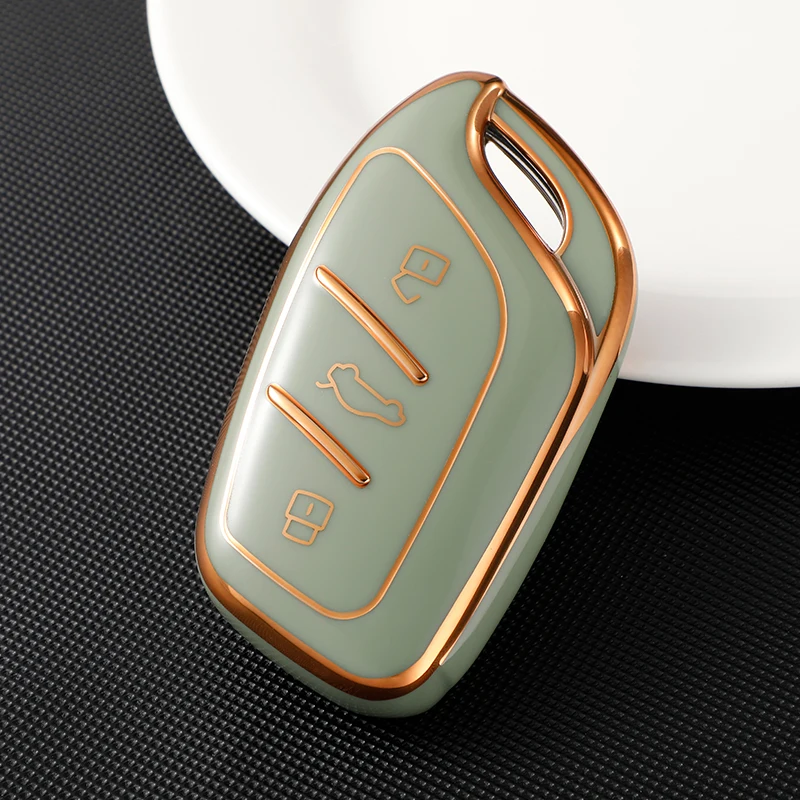 TPU Car Key Case Cover for MG ZS EV MG6 EZS HS EHS Roewe RX5 I6 I5 RX3 RX8 ERX5 Protector Shell Accessories