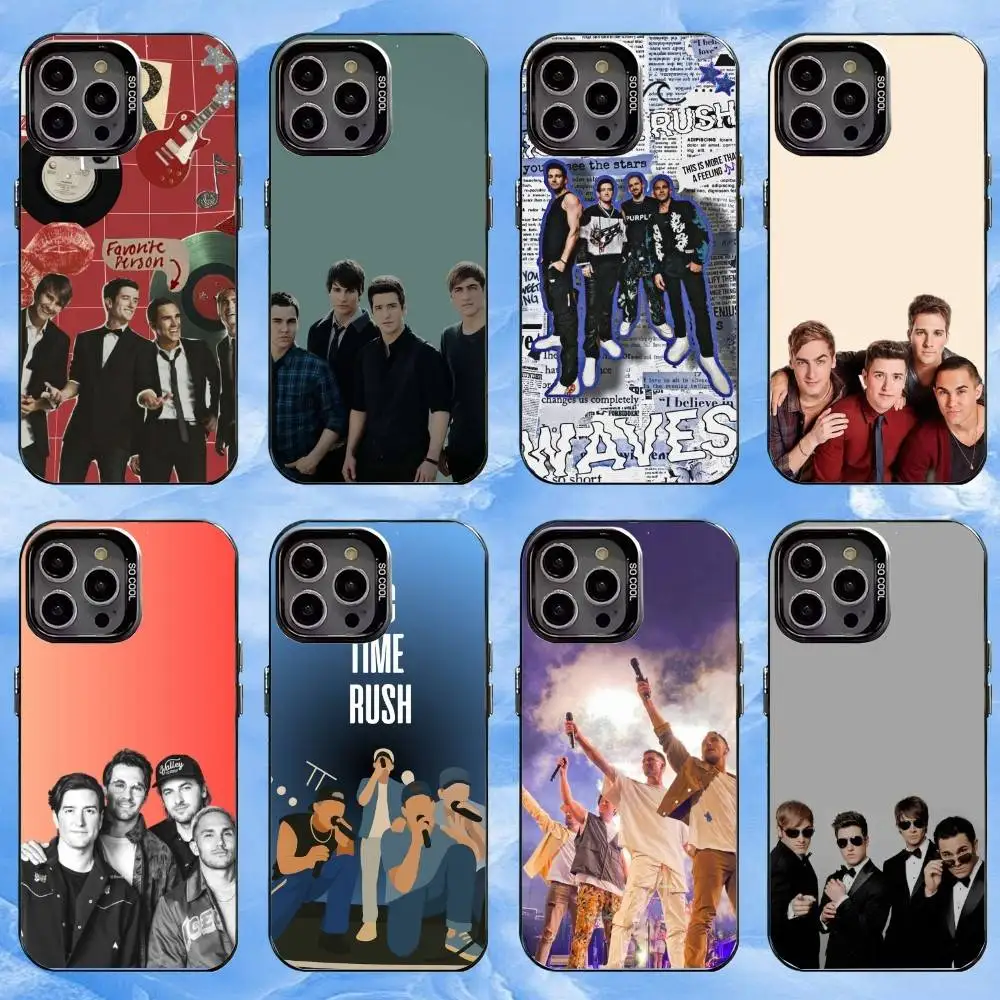 

Combination B-Big Time R-Rush Phone Case For iPhone17,16,15,14,13,12,11 Plus,Pro Max Black Candy silver phone case