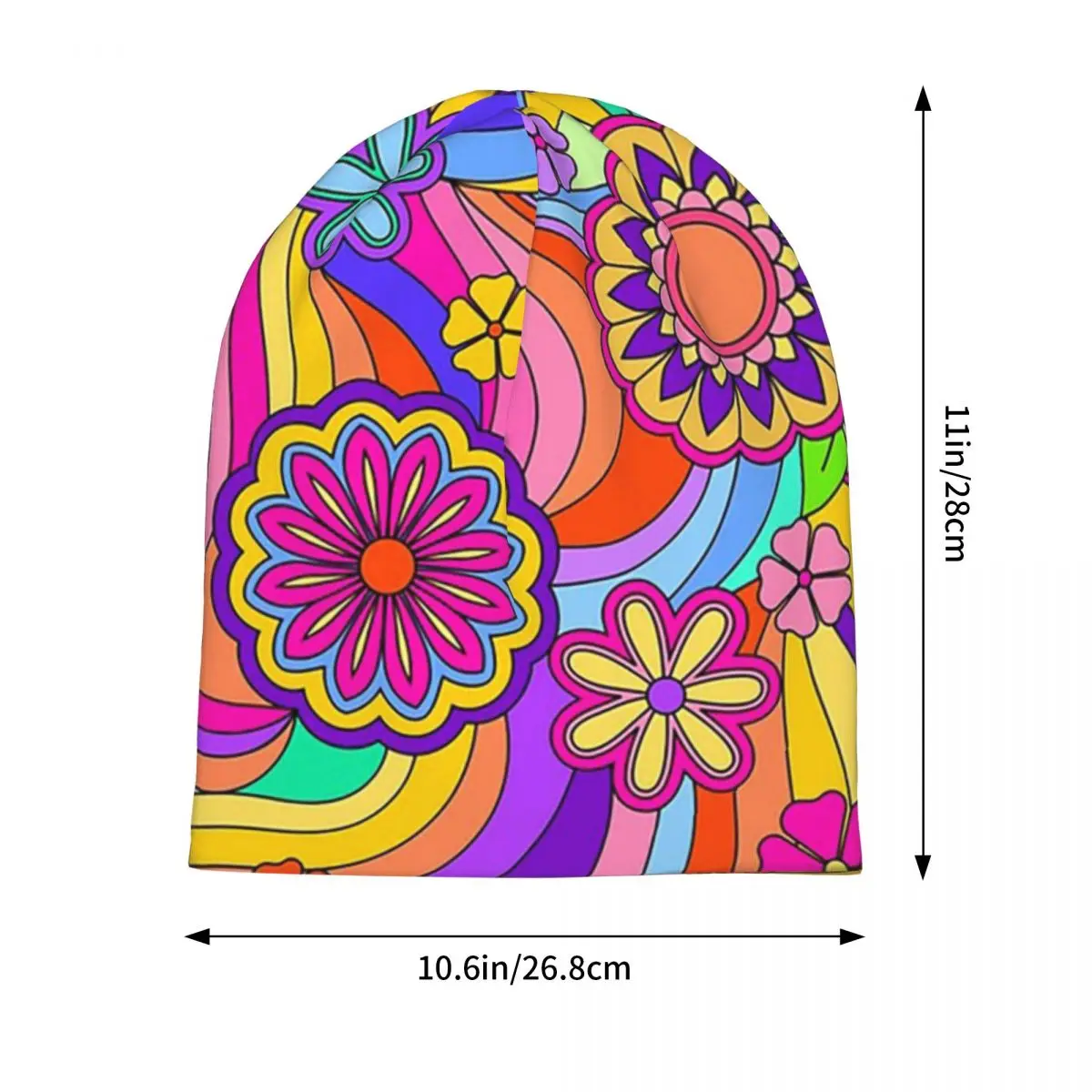 رائع مخدر زهرة السلطة الدافئة محبوك قبعة الأزياء بونيه قبعة الخريف الشتاء في الهواء الطلق بيني القبعات للجنسين الكبار