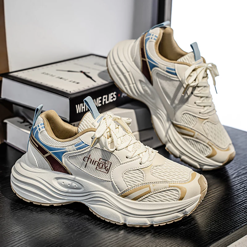 

Men's Shoes 2025 New Autumn Trendy Brand Torre Men's Thick Sole Increased Casual Flow Reflective Sports Running Trendy Shoes