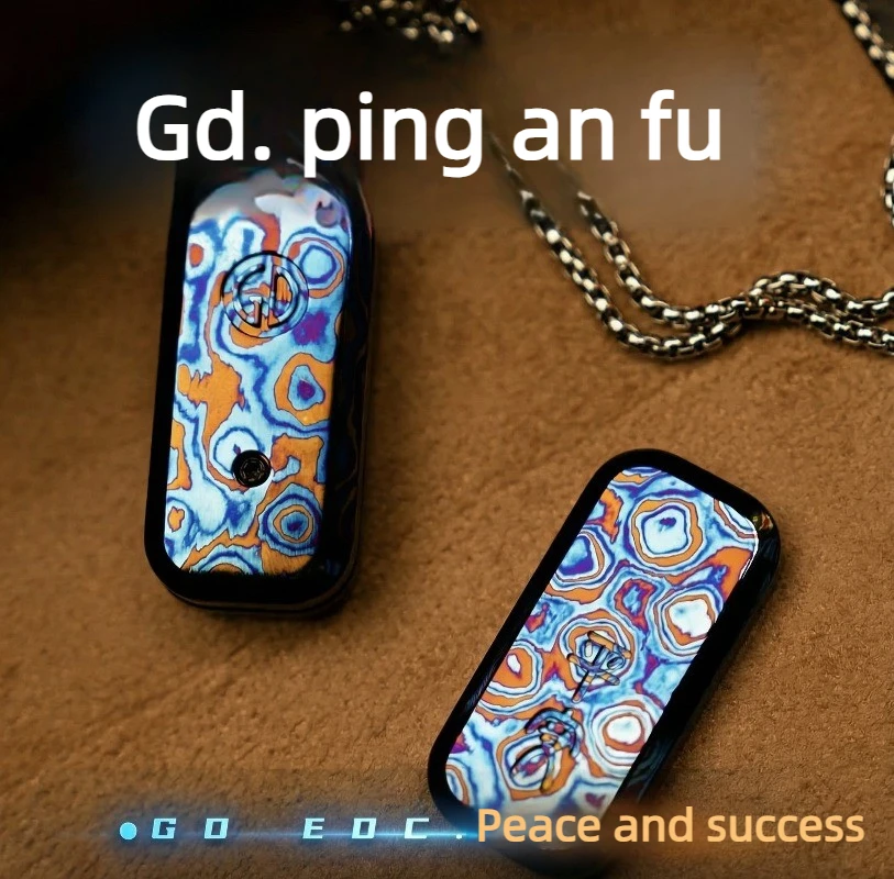 

GDEDC Peace and Happiness: Механическая игрушка-антистресс с управлением пальцами и функцией перетаскивания карт, лимитированная серия