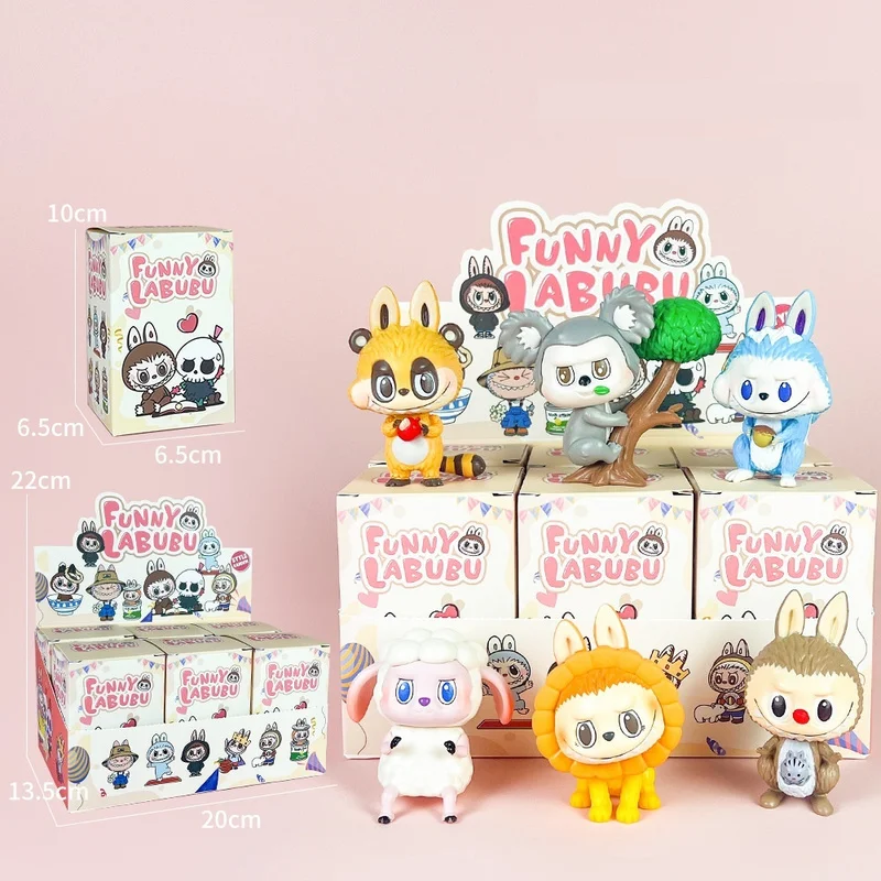 

New Labubu Mystery Box Mini Figurine Doll Collection Pvc Model Toys Replica Wholesale Children Birthday Festival Christmas Toy