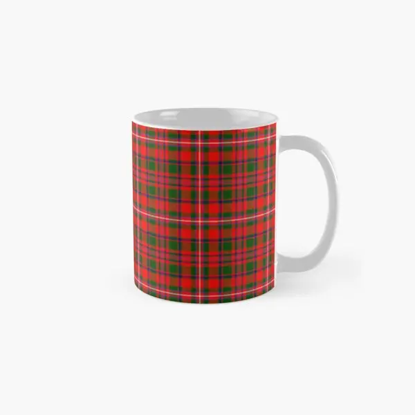 Mackinnon Modern Tartan Classic  Mug Tea Image Picture Printed Drinkware Design Handle Round Photo Gifts Cup Simple Coffee