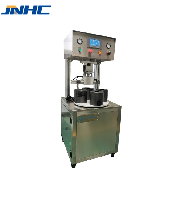 Automatic Pneumatic Vacuum Sealing Capping Machine-Plastic Jar and Metal Lid Cap Sealer Twist off Screw for Glass Bottles Cans