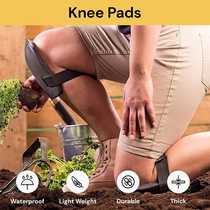 Waterproof Non-Slip Foam Knee Pads for Floor And Garden Work - Comfortable Cushioning Protection for Knees