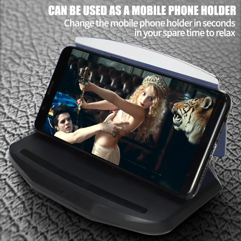 Head-Up Display Car Mount Navigation HUD Wireless Charging Phone Holder for Magsafe iPhone HD Projector Electronics Accessories