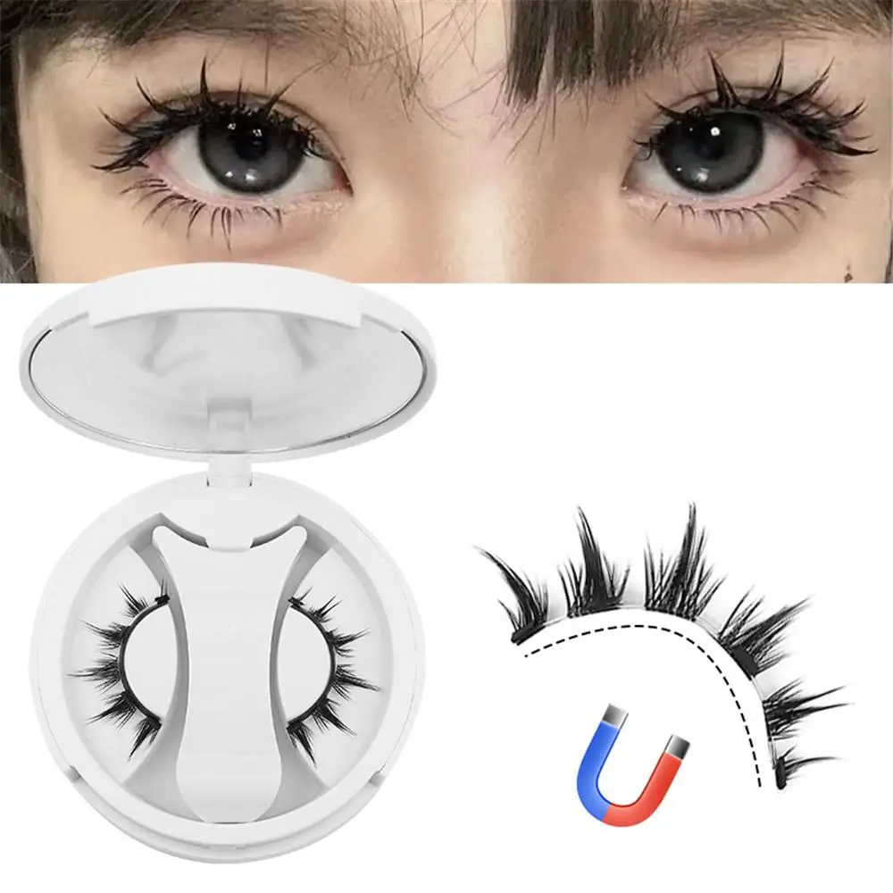 No necesita pegamento Kit de pestañas magnéticas Aspecto natural Fácil de usar Pestañas postizas magnéticas Reutilizables