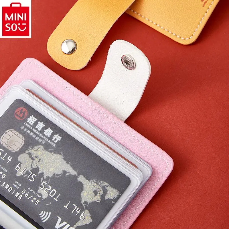 Disney Cartoon Winnie the Pooh Compact Anti Magnetic Anti theft Card Swipe Bag for Women Multi functional Storage Wallet