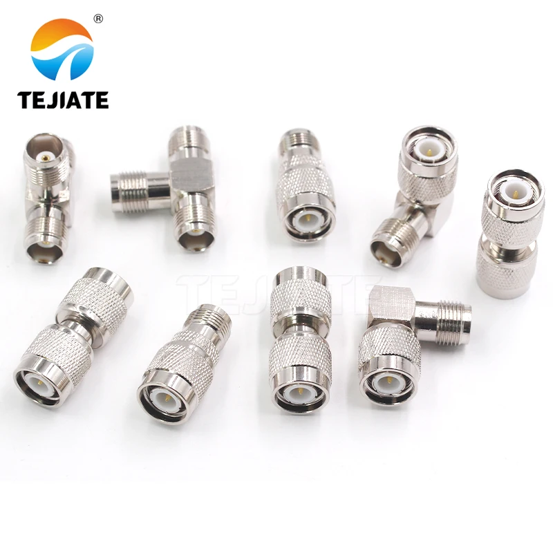 1PCS TNC/TNC-JJ/JK/JKW/KK Radio Frequency Connector Male and Female Triple Dule RF Coaxial Adapter