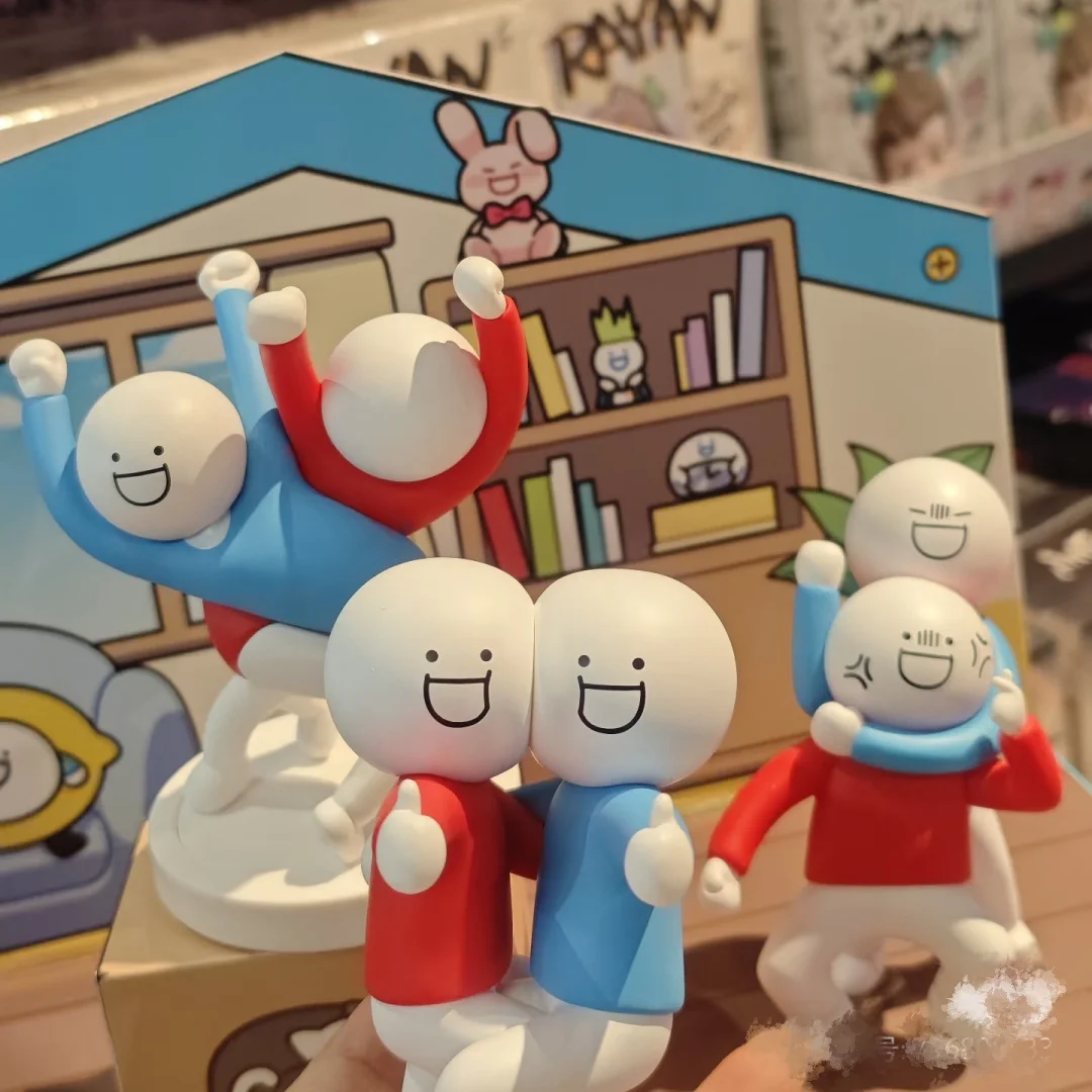 

Plzdot Xiaolan Friends Abstract Series Blind Box Desktop Ornaments Trendy Toys Gift Girls Collectible Figures Home Decor