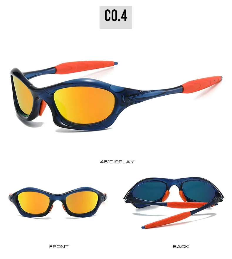 Outdoor-Sport-Sonnenbrille für Herren und Damen, reflektierende Beschichtung, Fahrradbrille, UV400 – Detail 10