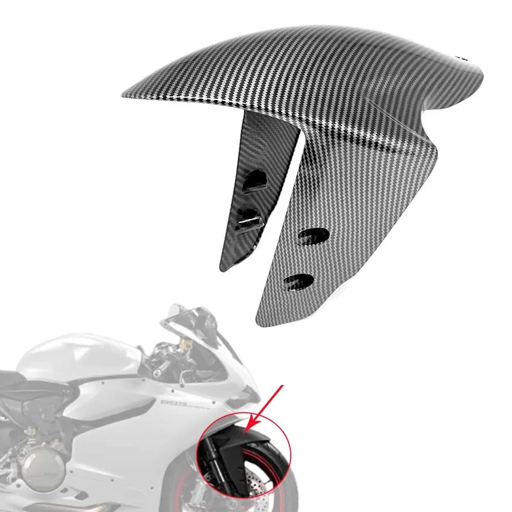 

For Ducati 899 1199 959 1299 Panigale Carbon Fiber Motorcycle Front Tire Fender Mudguard Protector Mud Splash Guard Cover