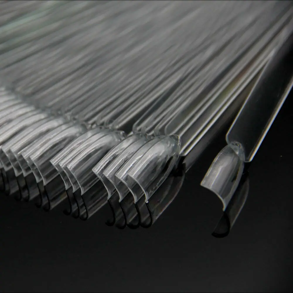 40/50 pièces nouveau acrylique faux ongles carré/Stiletto professionnel Nail Art pointe couverture complète vernis à ongles présentoir pour manucure