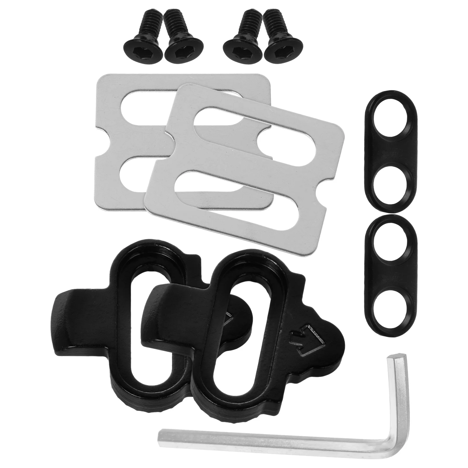 

1 pcs Metal Cleats for Road Mountain Selflocking Design Easy Installation Lightweight Cycling Pedal Replacement