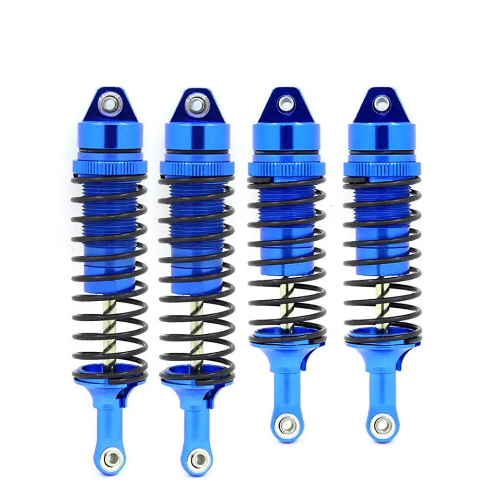 4pcs SLASH 4X4 Aluminium Alloy Front Rear Shock Absorber Full Metal Big Bore for Traxxas 1/10 Slash 4x4 Rustler 4x4 VXL