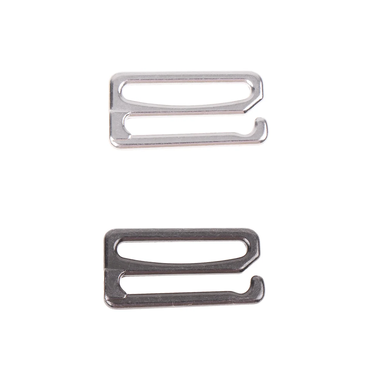 

30pcs Bra Buckle Adjustment Strap Slides Underwear Buckle Sewing Clips Clasp Hooks Women Girls Black Silver 19Mm 25.5Mm Non Slip
