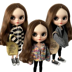 Blyth ropa de muñeca de moda, prendas de punto, abrigos, chaquetas, sudaderas con capucha, Leggings, bolsos, ajuste Azone, accesorios para muñecas Obitsu, regalos para niñas