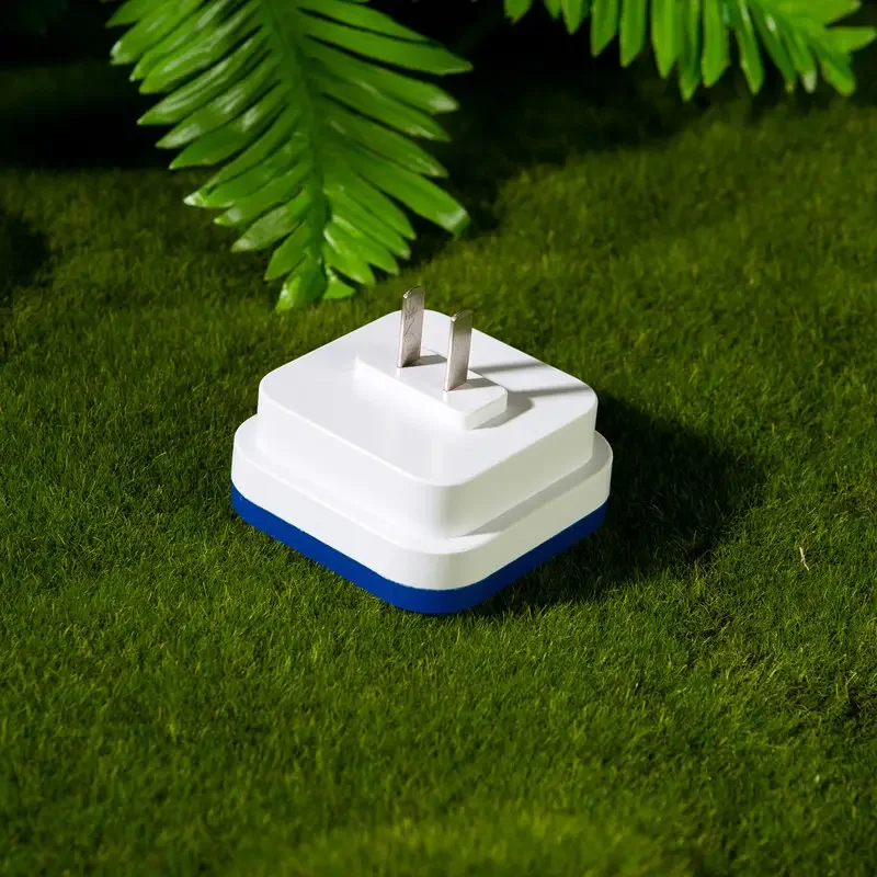 Anel quadrado LED Light, Controle de luz plug, Pequena luz noturna, 1pc