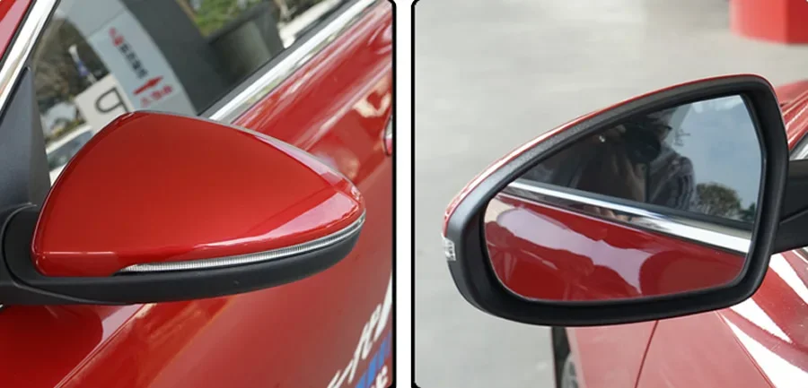 Para kia k3 2019 2020 2021 acessórios do carro exterior espelhos laterais reflexivos lente espelho retrovisor lentes de vidro