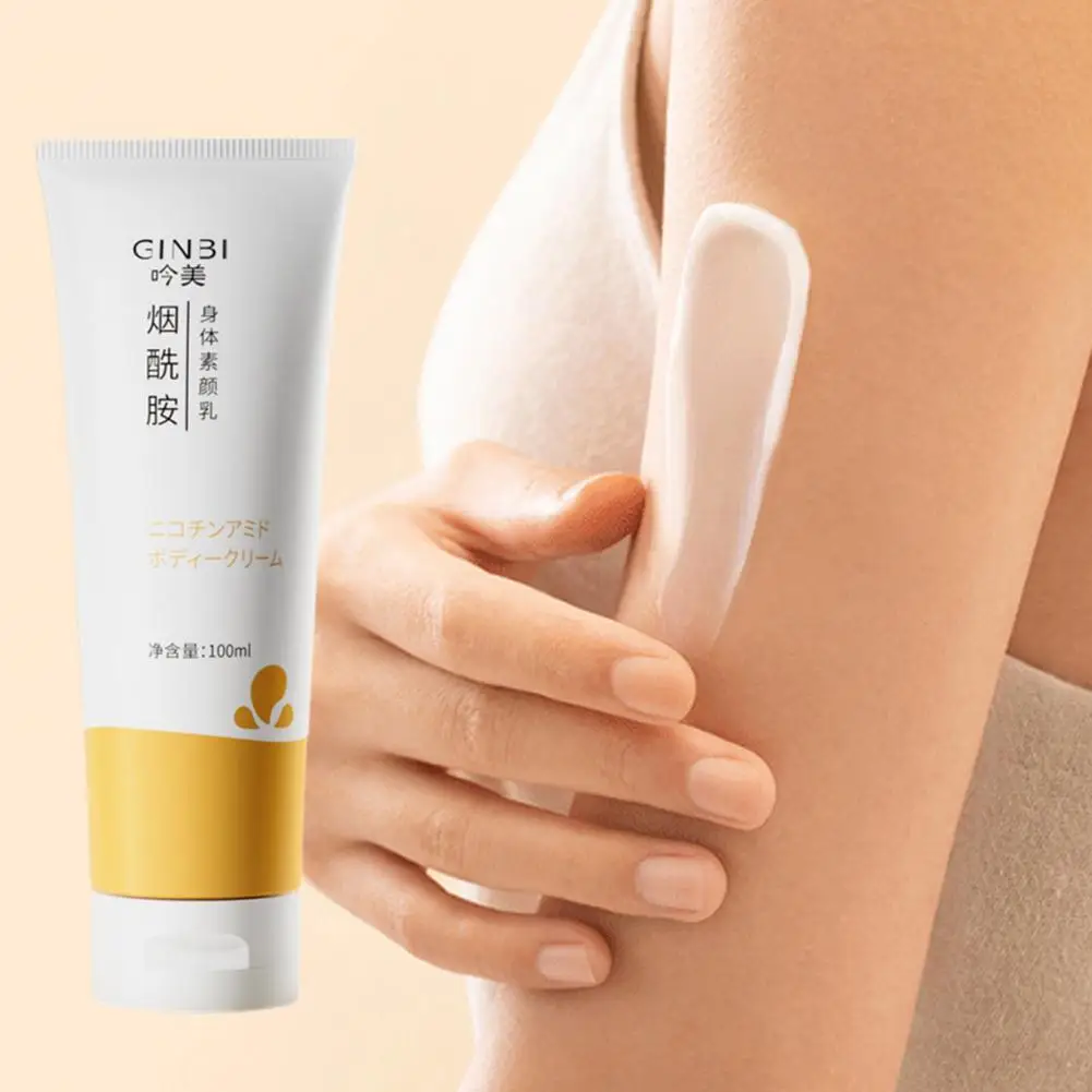 Niacinamide Crema Per Il Corpo Idratazione Profonda Schiarente Tono Schiarente Cura Macchie Sbiancanti Prodotti Scuri Pelle Del Corpo 100g E5G8