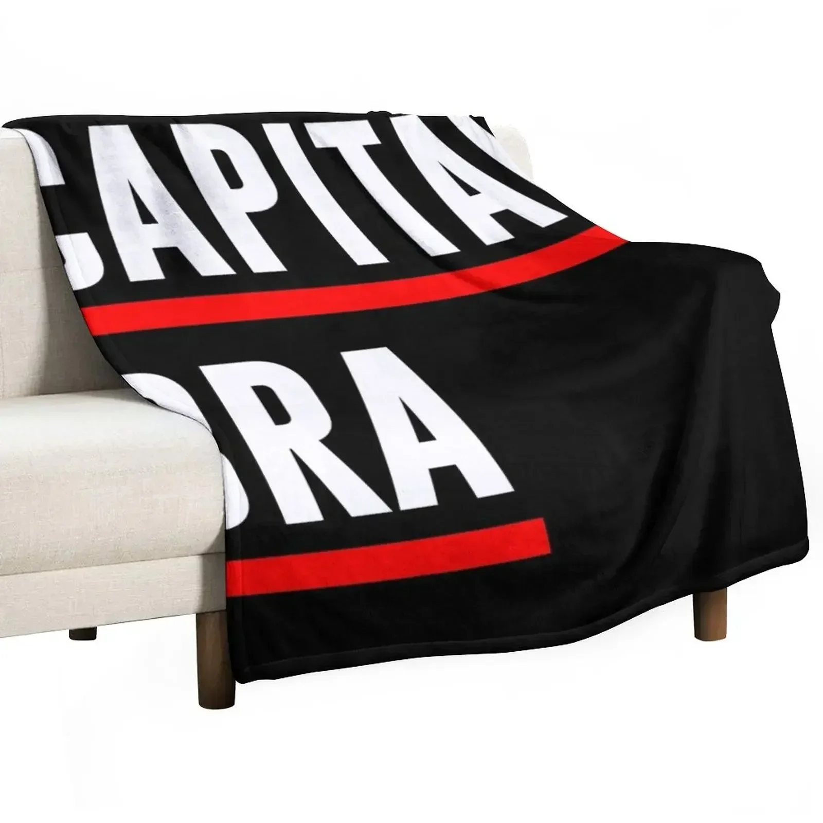 

CAPITAL BRA Throw Blanket funny gift Luxury Designer Cute Plaid Flannel Fabric Blankets