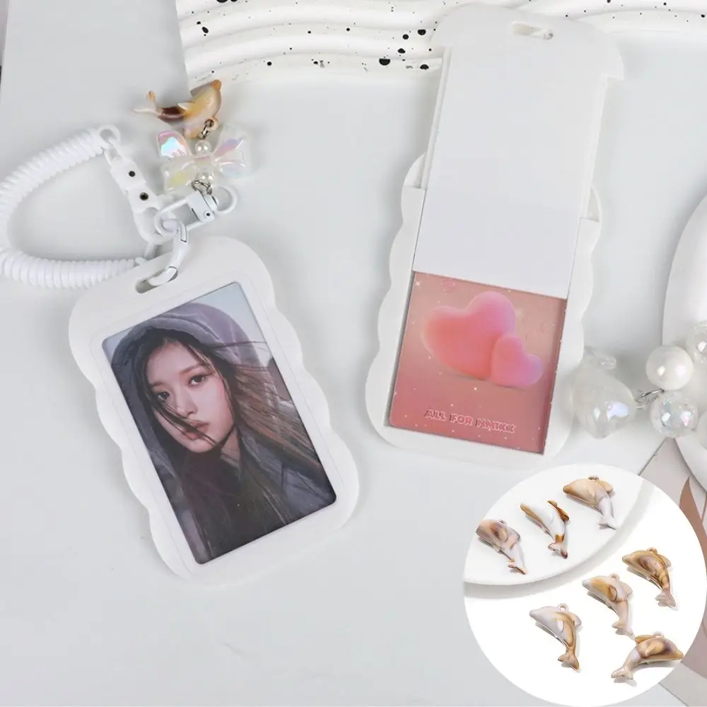 New Photocard Holder Photo Card Holder Keychain Bag Pendant School Stationery Girls Photocard Holder Idol Card Collect Organizer