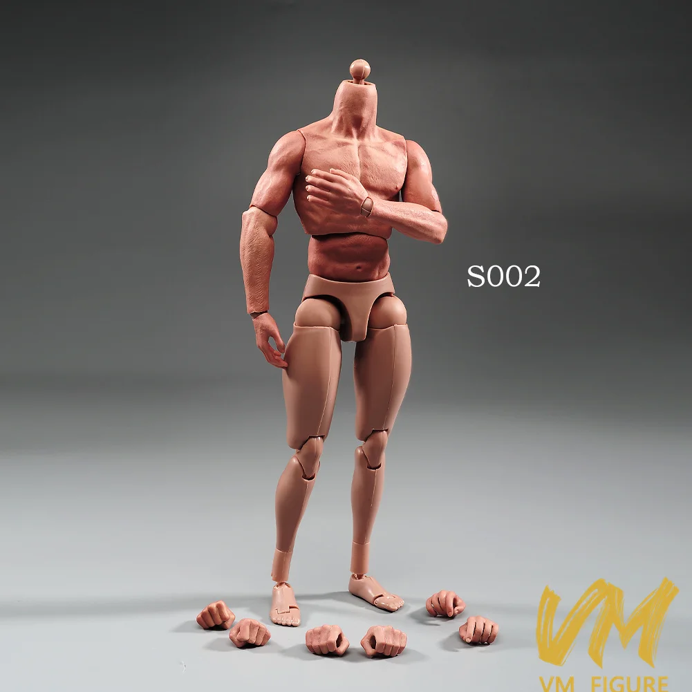 ZCTOYS S001 S002 1/6 Scale Male Super Flexible Muscle Joint Body 12-inch Fitness Strong Man Soldier Action Figure Body Doll Toys - view 5