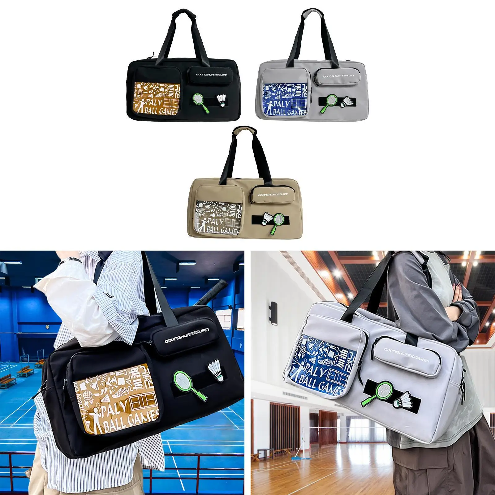 

Badminton Bag Badminton Racket Handbag Gym Bag for Badminton Enthusiasts