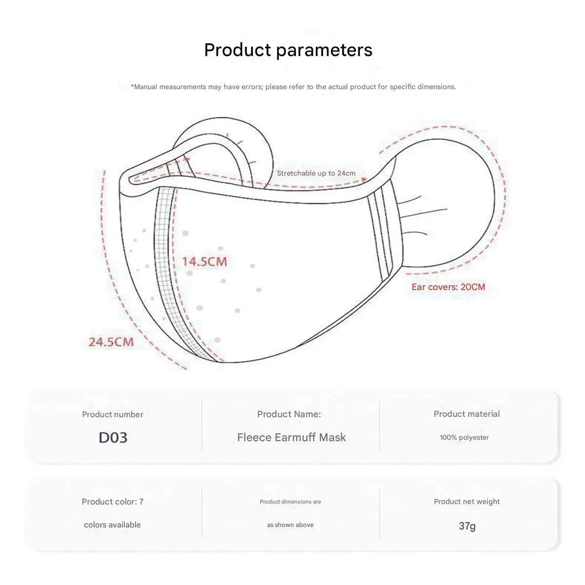 Fleece earmuffs with windproof design, unisex, warm and breathable, suitable for autumn and winter cycling and outdoor activitie
