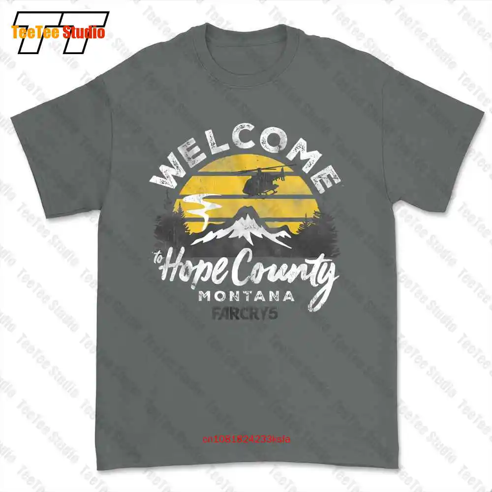 Far Cry 5 Welcome To Hope County Montana Logo T-shirt Tee 9654