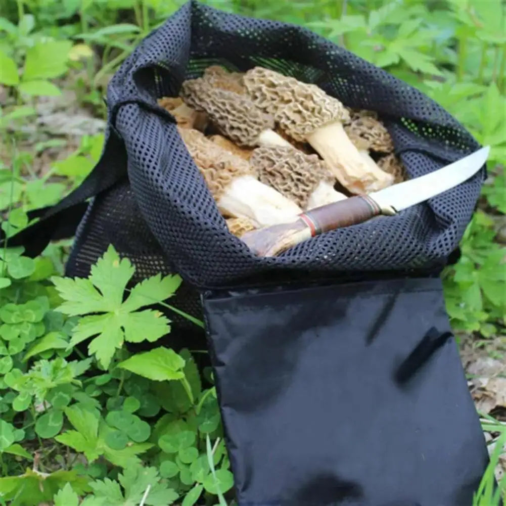 Mushroom Foraging Pouch Large Capacity Tear Resistant Fruit Gathering Mushroom Harvesting Bag for Countryside