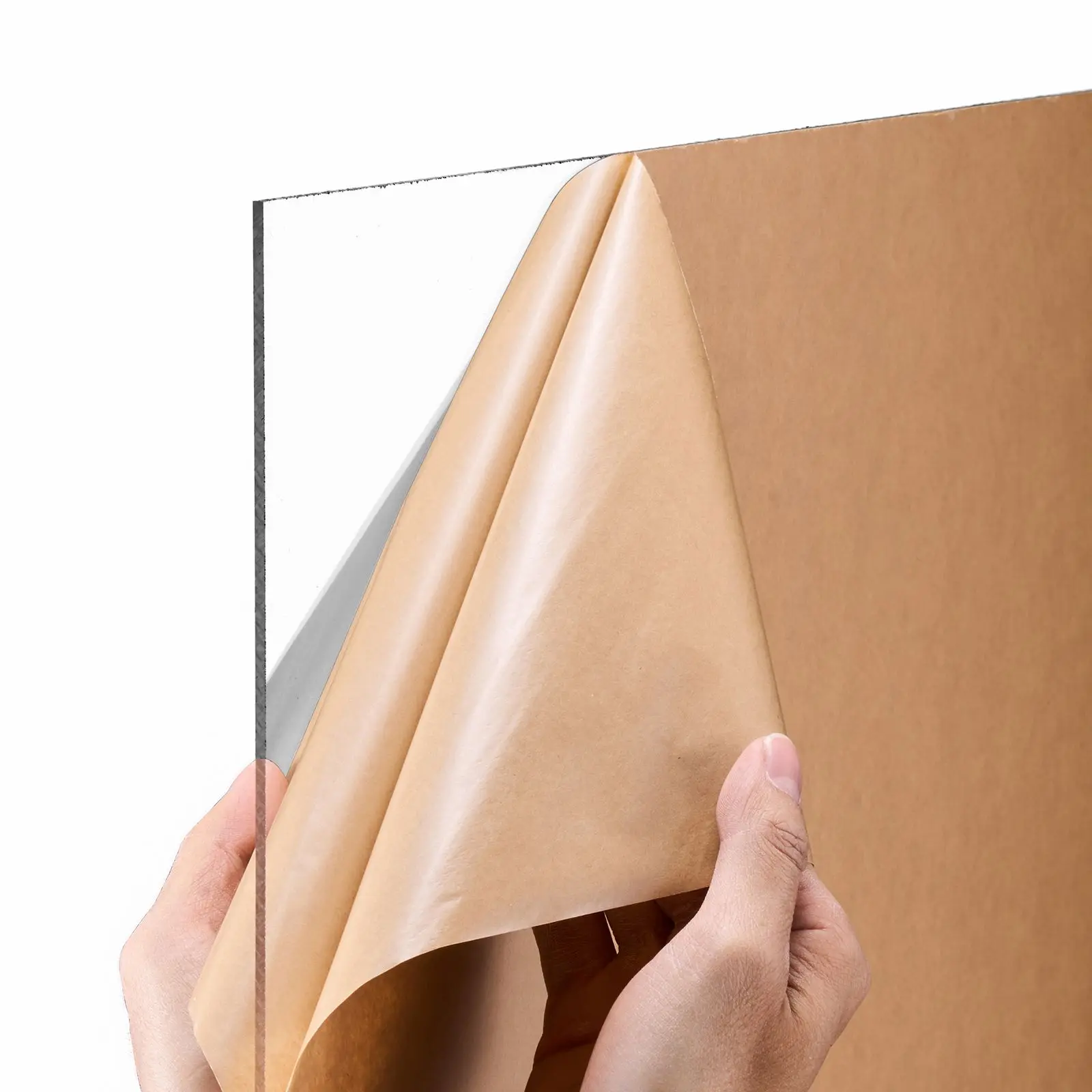 Plexiglass Acrylic Sheets, 2-Pack Plastic Sheet, 24 x 48 Inch 1/8 Inch Thick Clear Plastic Cast Transparent Glass for Crafting Projects, Replacement Picture Frame Glass, DIY Display, Easy to Cut