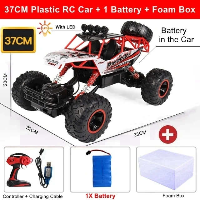 Oike RC Auto Afstandsbediening Klimvoertuig Buiten All Terrain Off-road Vrachtwagens 4WD Racing Drift Cars Speelgoedcadeau voor kinderen Volwassenen