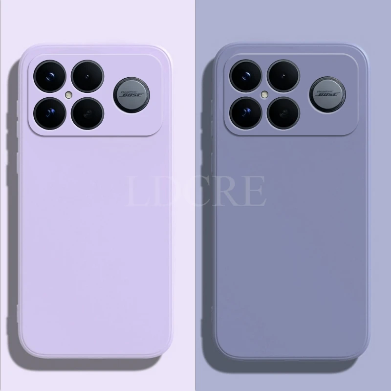 ل Xiaomi POCO F8 الترا حالة السائل غطاء سيليكون POCO F8 الترا حالة بولي TPU عادي المطاط الهاتف حامي حالة POCO F8 الترا غطاء